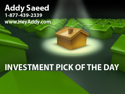 Addy Saeed Investment Pick of the day
